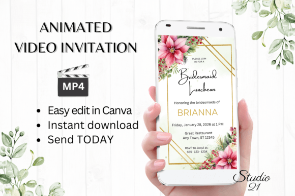 Elevate Your Holiday Hosting with Christmas Bridesmaid Luncheon W4194BL