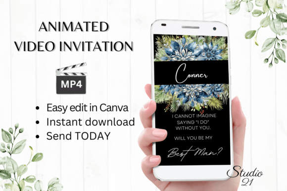 Elevate Your Winter Wedding: The Winter Best Man Proposal W3257BM Experience