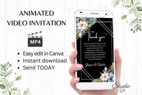 Winter Wedding Thank You W9255TU: A Guide to Elegant Digital Gratitude